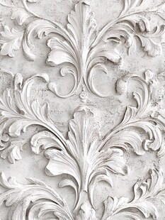 欧式浮雕花纹墙面装饰