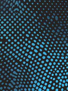 蓝黑渐变波点抽象背景图