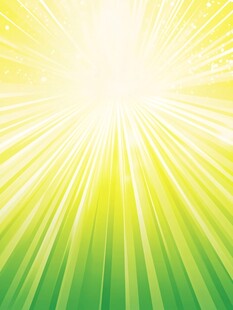 阳光光芒四射绿色背景图