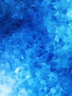 蓝色多边形几何抽象背景