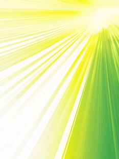 阳光闪耀的黄绿渐变背景