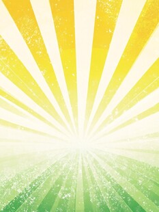 黄绿放射光线背景图