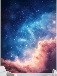 梦幻星空墙面装饰画