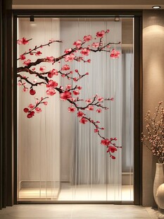 中式梅花屏风 雅致家居景致