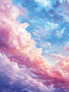 梦幻绚烂的天空云彩景象