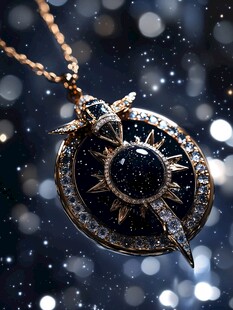 璀璨星空主题奢华吊坠