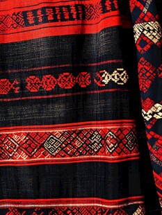 民族风织布图案细节展示