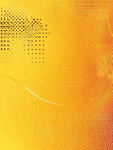 橙黄色科技风抽象背景图