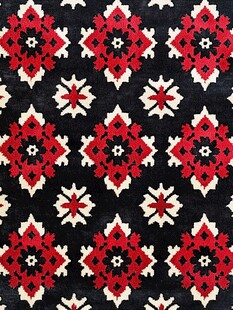 民族风几何图案织物纹理