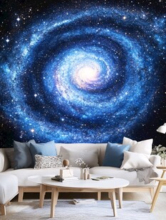 梦幻星空客厅装饰背景墙