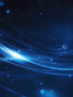 梦幻蓝色宇宙光影背景