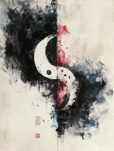水墨阴阳图
