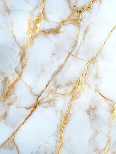 金纹白大理石纹理特写