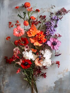 多彩缤纷鲜花组合