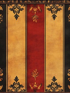 复古花纹装饰壁纸图案