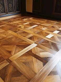 拼花木地板的精致美感