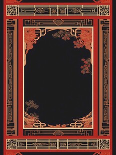 中式古典边框装饰图案