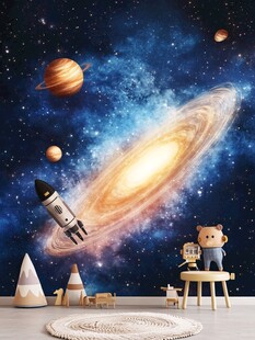 梦幻宇宙风儿童房装饰
