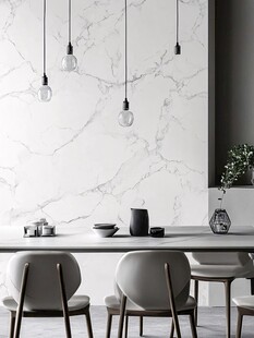 现代简约大理石风餐厅场景
