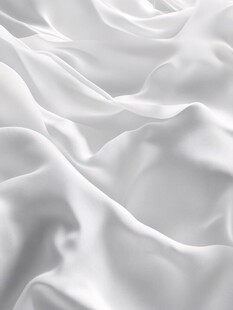 白色丝绸布料纹理特写