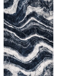 黑白波浪纹理抽象图案