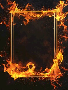 火焰边框 炽热视觉效果