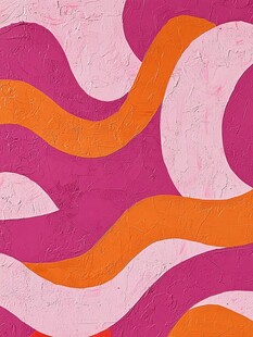 波状多彩抽象纹理背景图