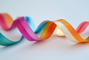 彩色飘带 绚丽多姿