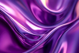 紫色流动金属质感背景