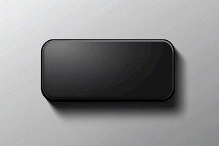 黑色矩形物体简约展示图