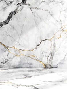 奢华金线大理石纹理背景