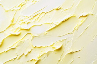 细腻黄油涂抹质感特写