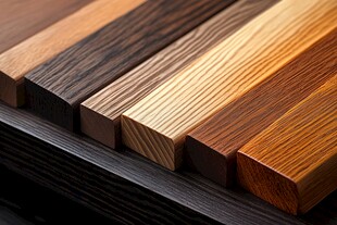 多样实木条展示