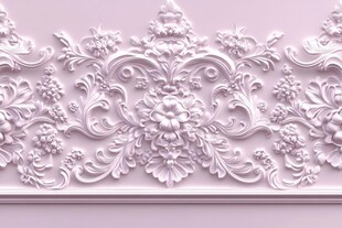 欧式浮雕花纹装饰图案