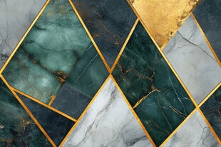 几何大理石纹奢华拼接图案