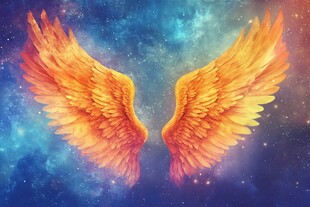 梦幻宇宙中的绚烂天使之翼
