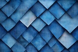 蓝色菱形拼接纹理背景