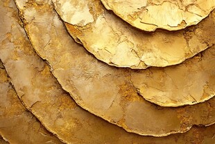 纹理独特的多层岩石表面