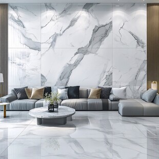 现代简约大理石客厅空间