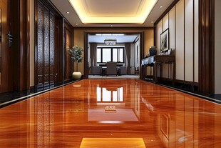 豪华木质走廊尽显高端格调