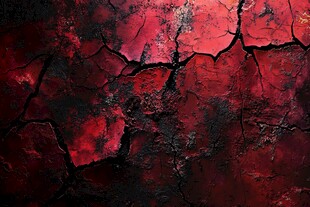 暗红色龟裂纹理背景