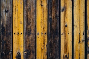 复古黄棕木板纹理特写