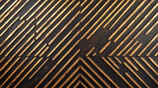 黑金条纹几何纹理图案