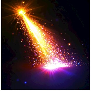 梦幻炫彩光线特效背景图