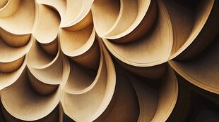 纸艺立体造型的独特纹理