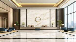 豪华现代风大堂室内空间