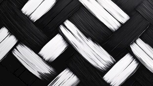 黑白编织纹理艺术图案