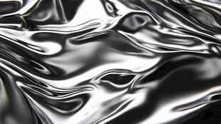 银色波纹金属质感纹理