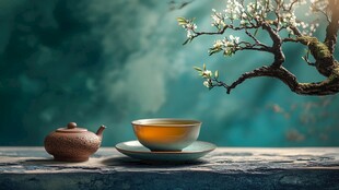 茶韵春景 静享诗意时光