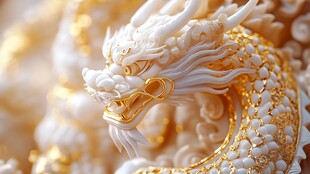玉雕金龙 精美绝伦的东方神兽